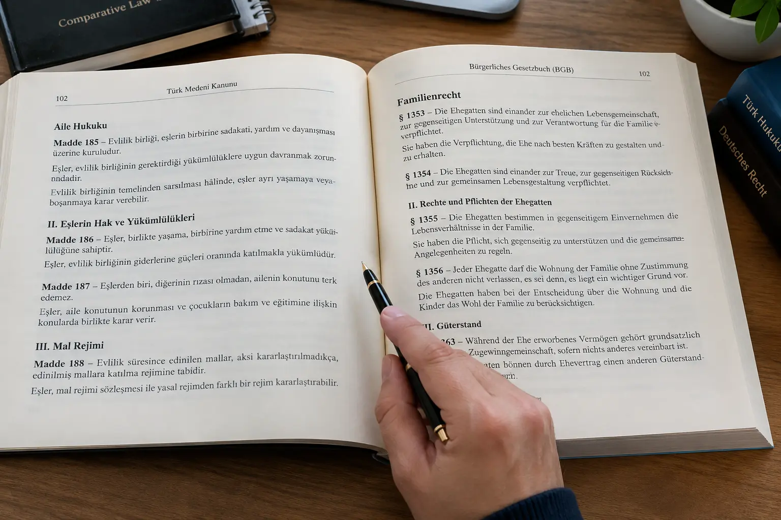 Ceza hukuku tez önerisinde iki ülkenin kanun metinlerinin karşılaştırılması