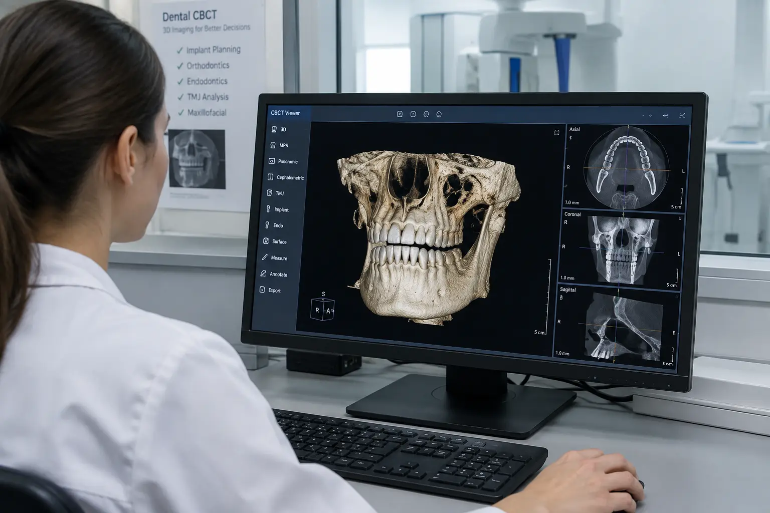 CBCT görüntüsünde hacimsel kemik analizi yapılması